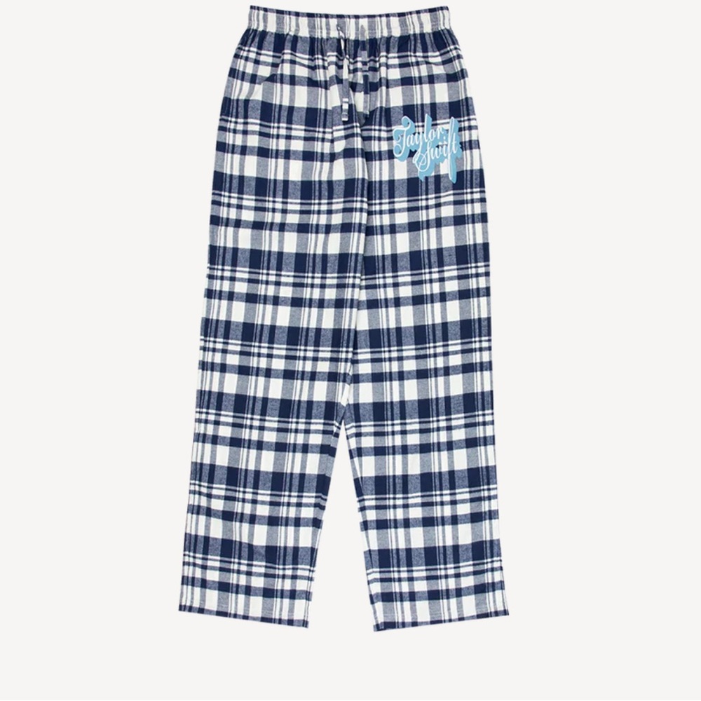Taylor Swift Blue and White Pajama Pants
